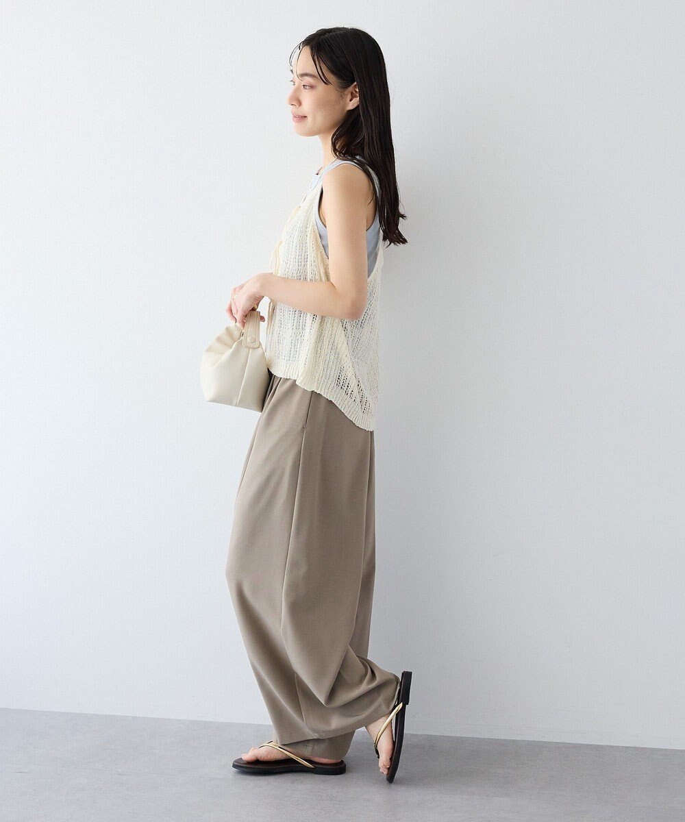 CRAFT STANDARD BOUTIQUE ノットヤーン透かしビスチェ 
