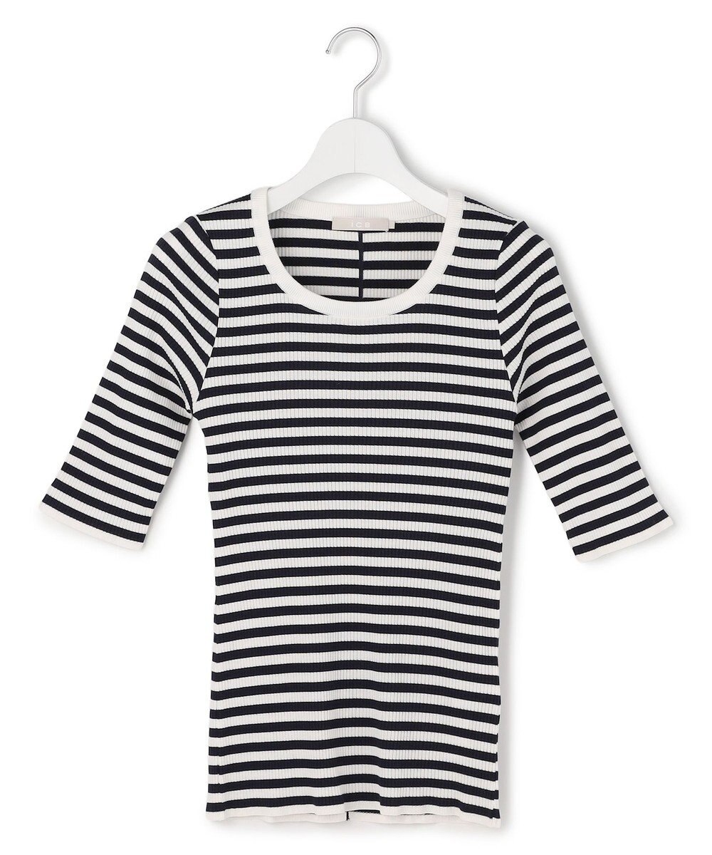 ICB 4×2リブ プルオーバーカットソー 