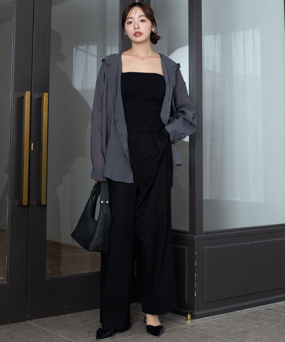 WEGO 【2026年春夏新作】シアーフードシャツ 