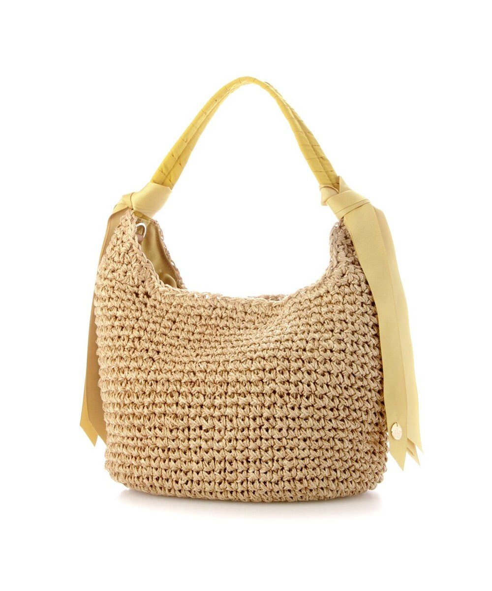 UNBILLION カシュカシュ cachecache / 下がりグログランクロッシェ2wayミニトート 