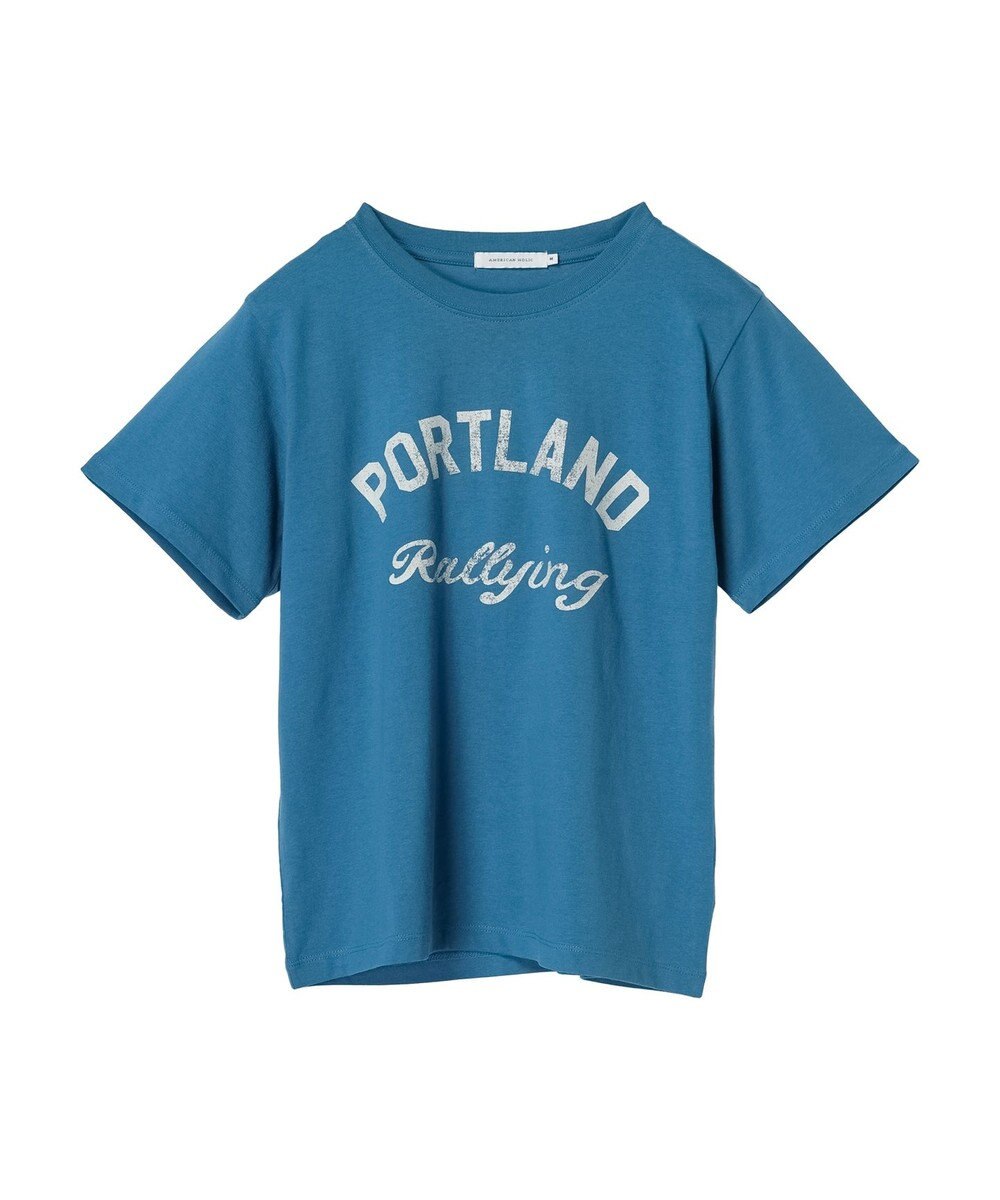 AMERICAN HOLIC ＰＯＲＴＬＡＮＤロゴカットプルオーバー 