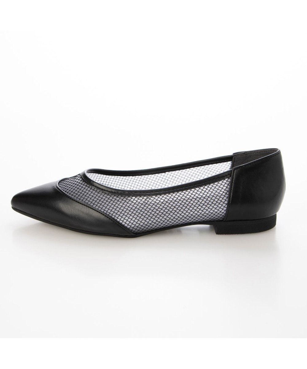 MODE ET JACOMO <carino>【レイン対応】メッシュポインテッドトゥパンプス 