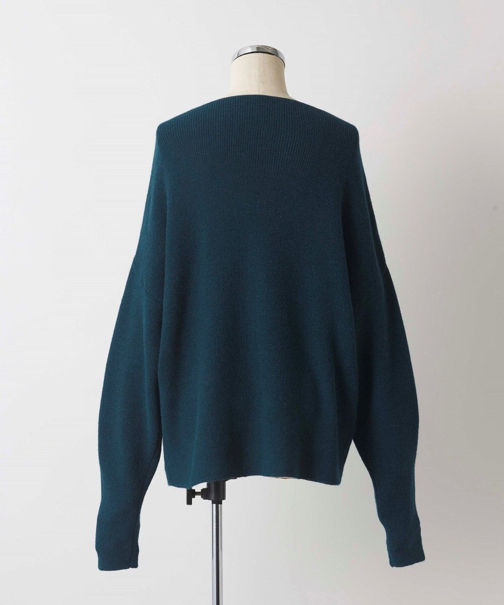 TOQUE 〈大草直子さんアドバイザー〉ベビーアルパカ ミドルゲージ モックネックニット 