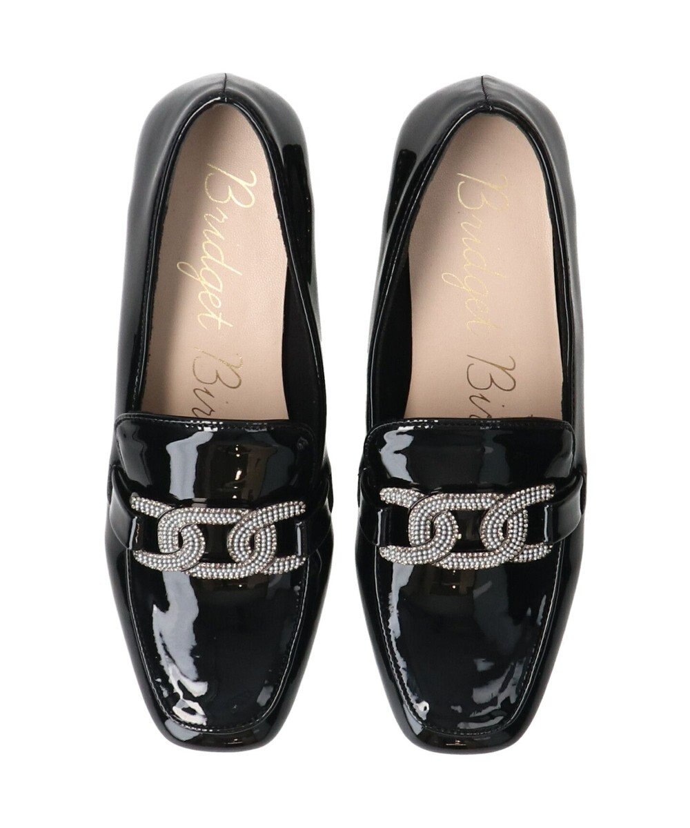 Bridget Birkin 【Bridget Birkin】パールヒールビジューバックルローファー 