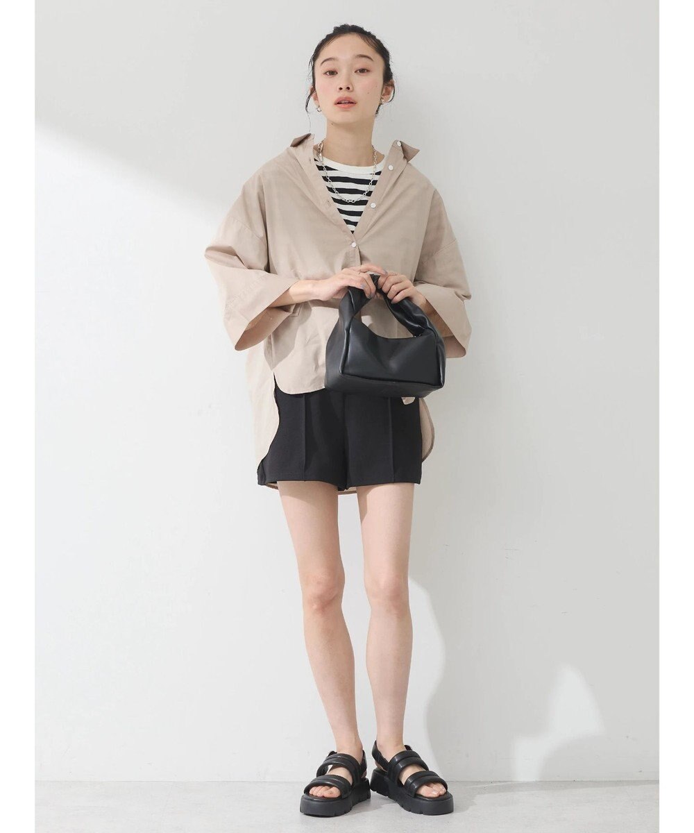 earth music&ecology バックタッククロップドＴ 