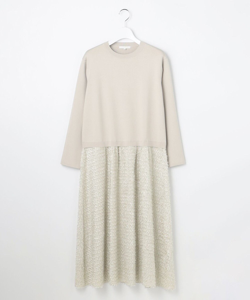 自由区 L 【カタログ掲載】ジャカードコンビ ワンピース 