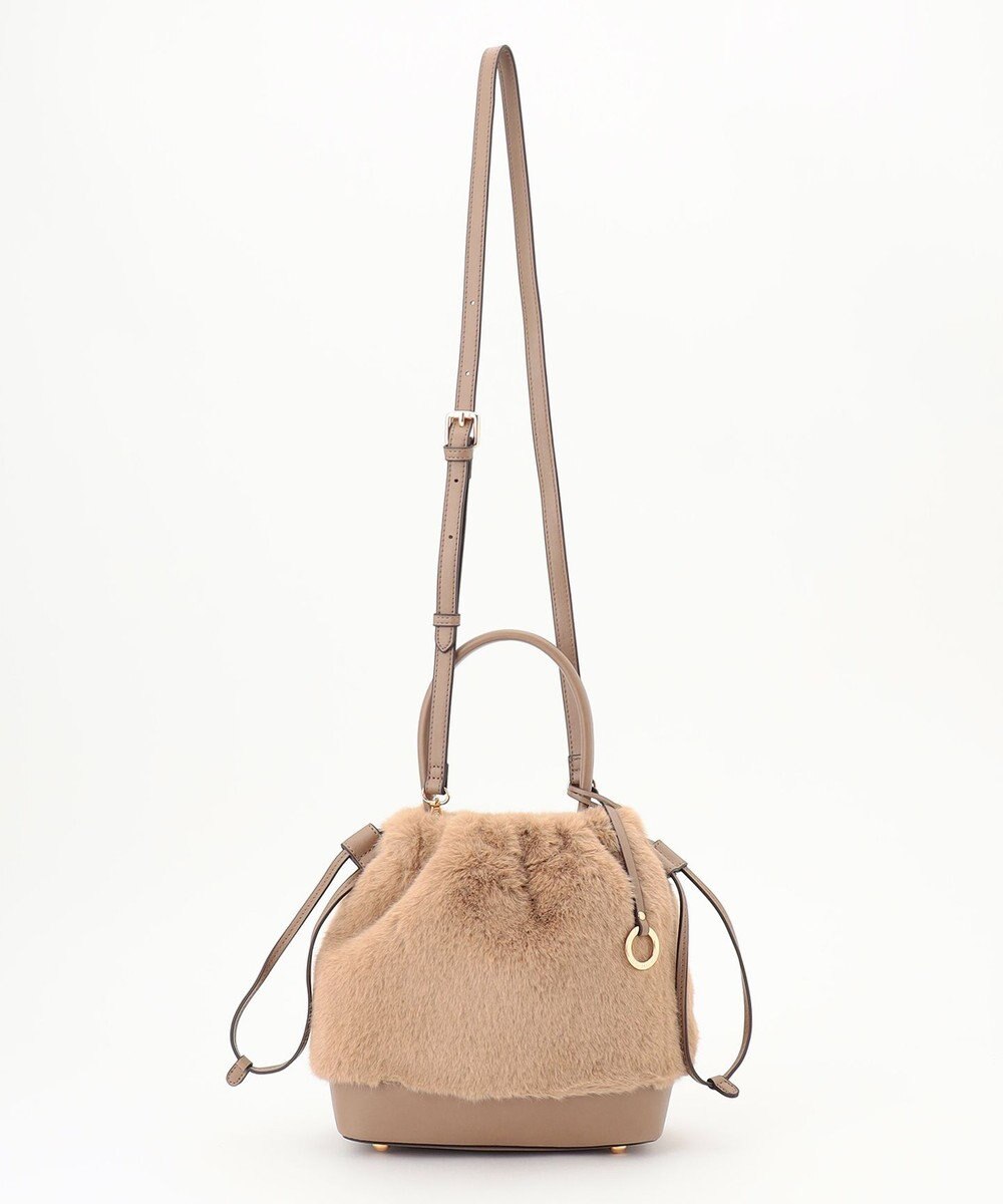 組曲 ファーバケットコンビ バッグ 