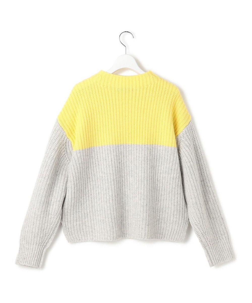 23区 S 【洗える】ウールカシミヤ カラーブロック バルキー ニット 