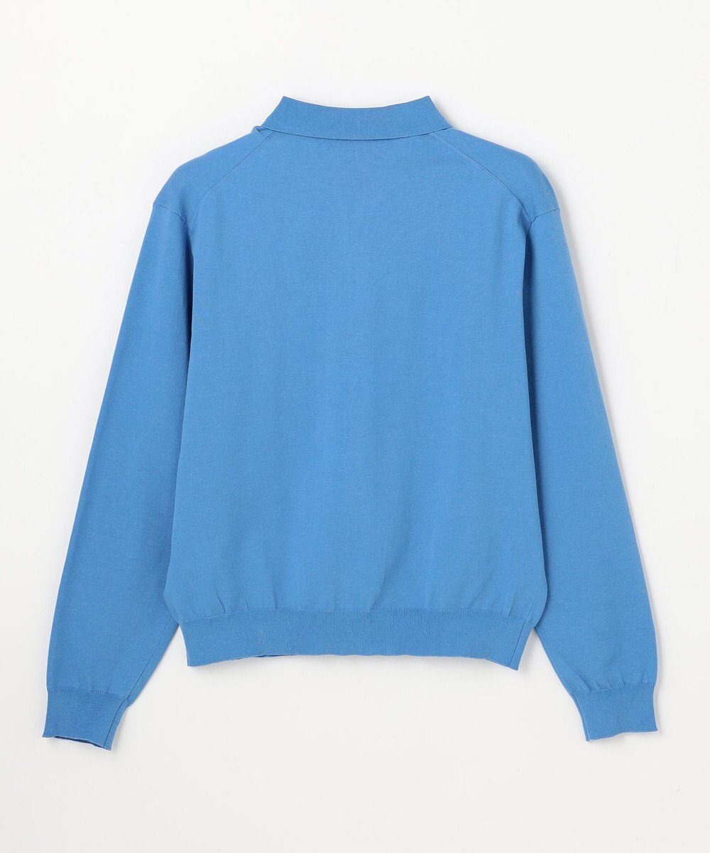 ANY L コットンブレンドポロカーデ 