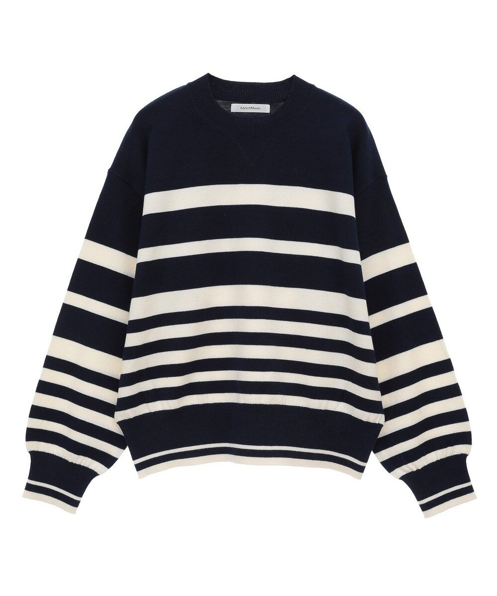 Green Parks スウェットライクニットプルオーバー 