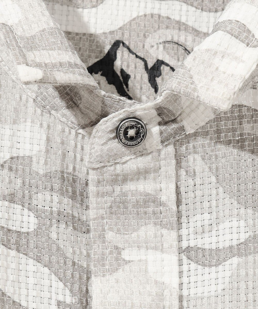 JOSEPH ABBOUD MOUNTAIN 【軽量/ストレッチ】メッシュサッカーカモ アウトドア シャツ 