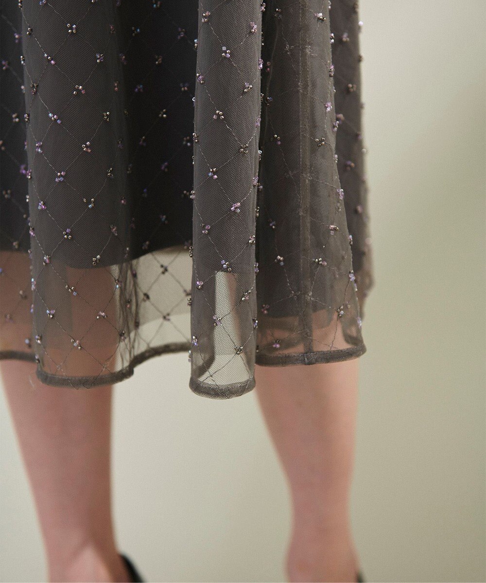 GRACE CONTINENTAL ビーズembドレス 