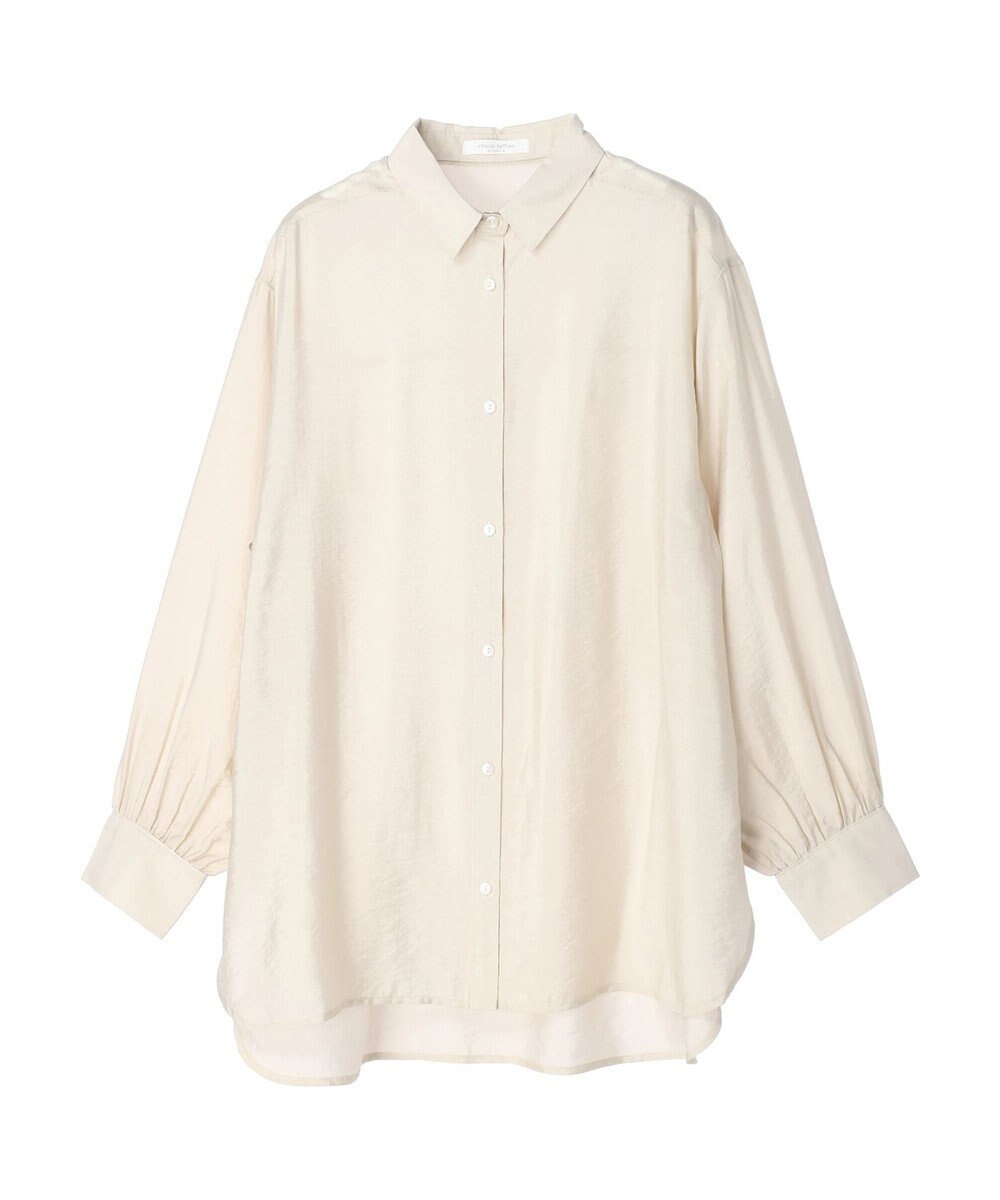 Green Parks レギュラーカラーシアーシャツ 