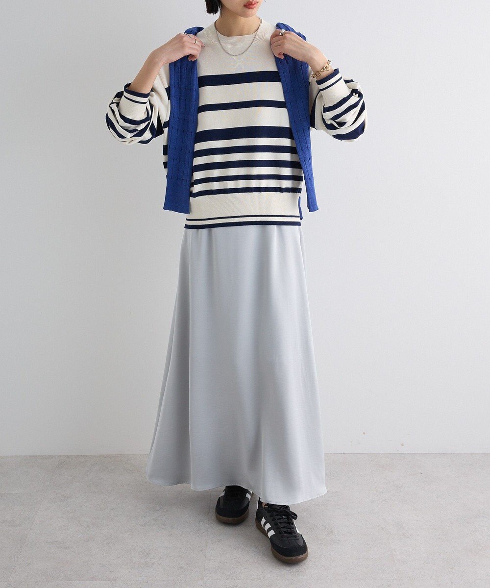 Green Parks スウェットライクニットプルオーバー 