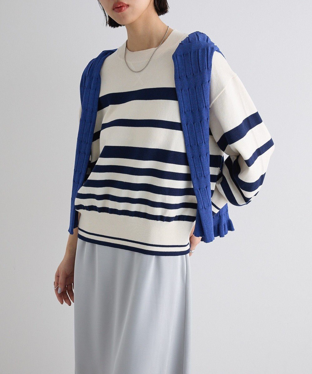 Green Parks スウェットライクニットプルオーバー 