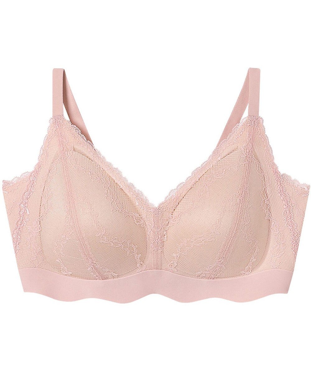 Wing ノンワイヤーブラ 吸いつくようなフィット感 軽いつけごこち ナチュラルなバストシルエット ブラジャー KB4100 ウイング／ワコール 