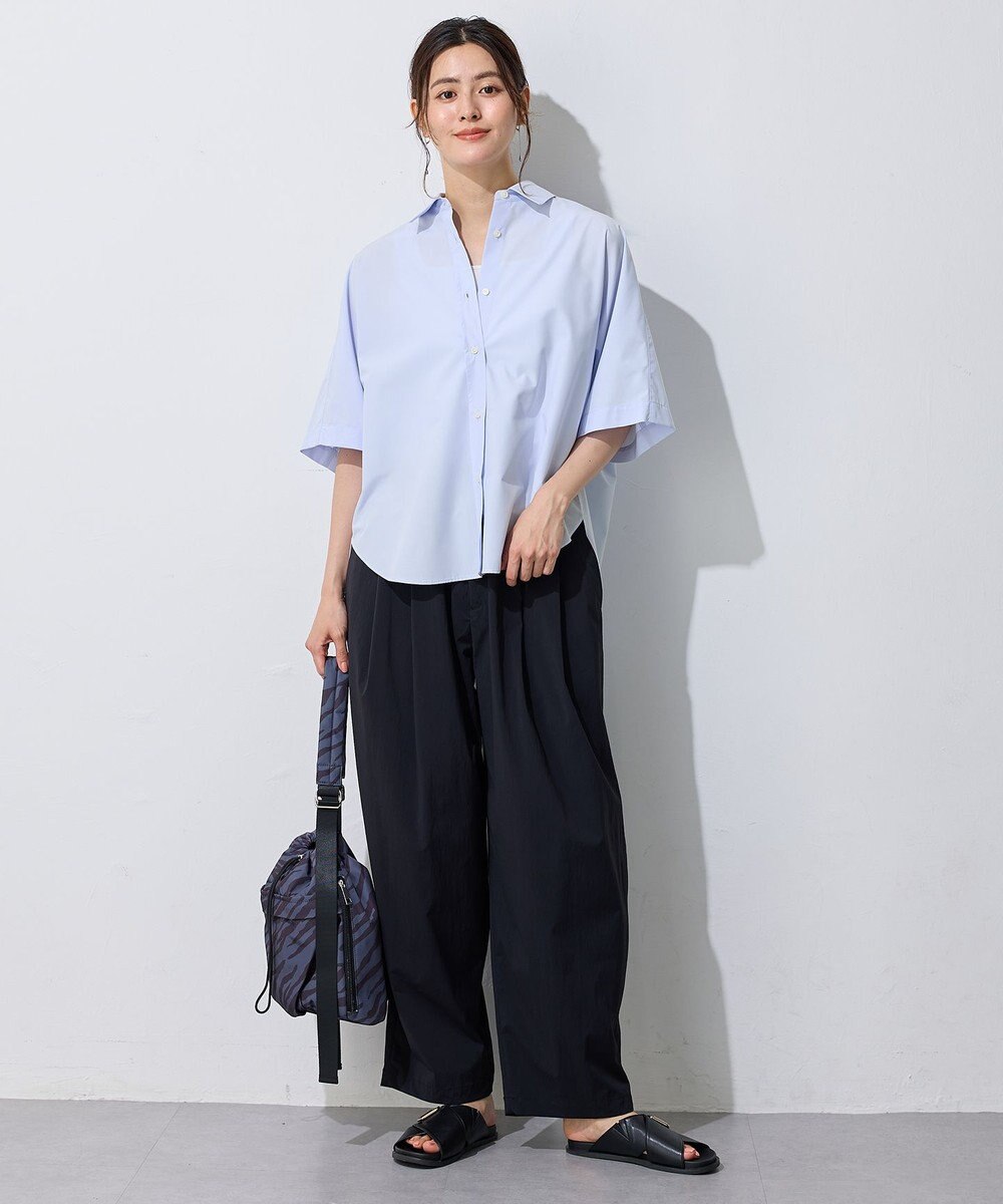 ANY L 【洗濯機可/ウエストゴム】撥水バレルパンツ 