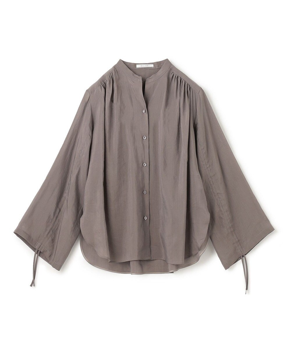 BEIGE， LILAC / シアーブラウス 