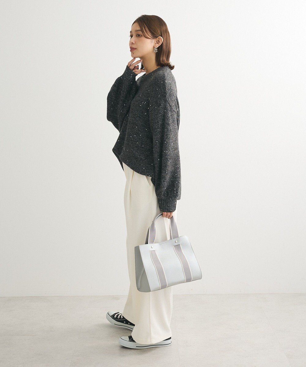 Green Parks スパンコールニットプルオーバー 