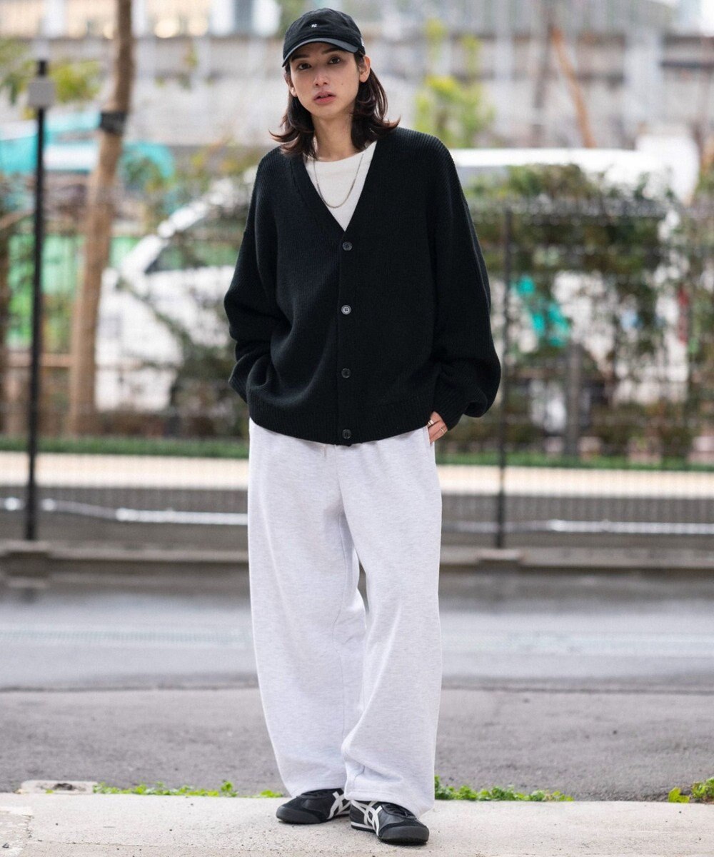 WEGO 【ユニセックス着用ITEM/MLサイズ展開】クロップドカーディガン 