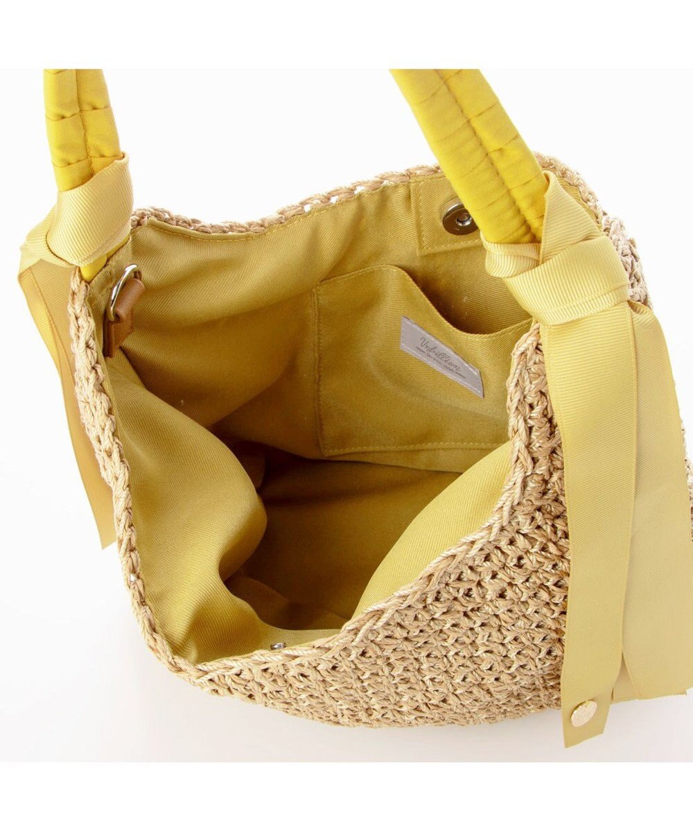 UNBILLION カシュカシュ cachecache / 下がりグログランクロッシェ2wayミニトート 