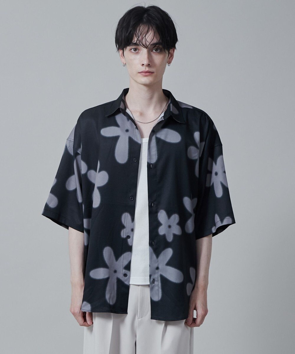 WEGO アムンゼンパターンBIGシャツ（S） 