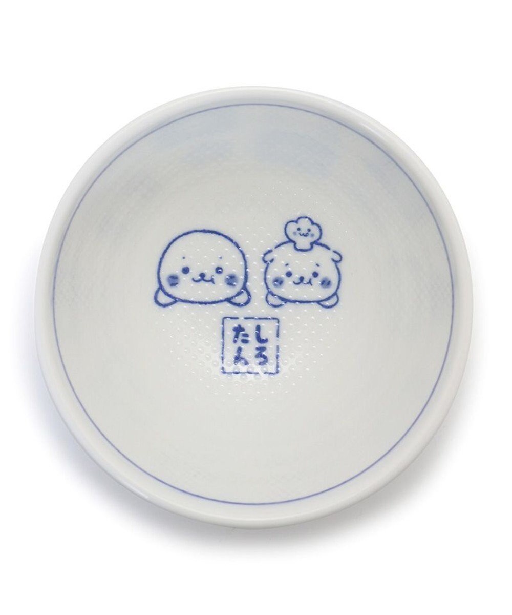 Mother garden しろたん ごはん粒がくっつきにくい ご飯茶碗 《大盛》 《顔ぼん柄/しろたん＆らっこいぬ柄》 単品 