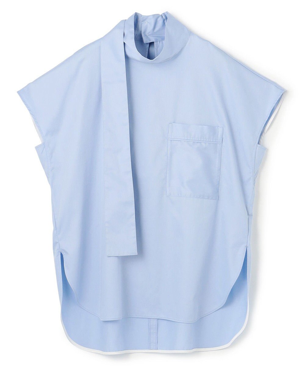 uncrave ブロードクロス ボウタイブラウス 