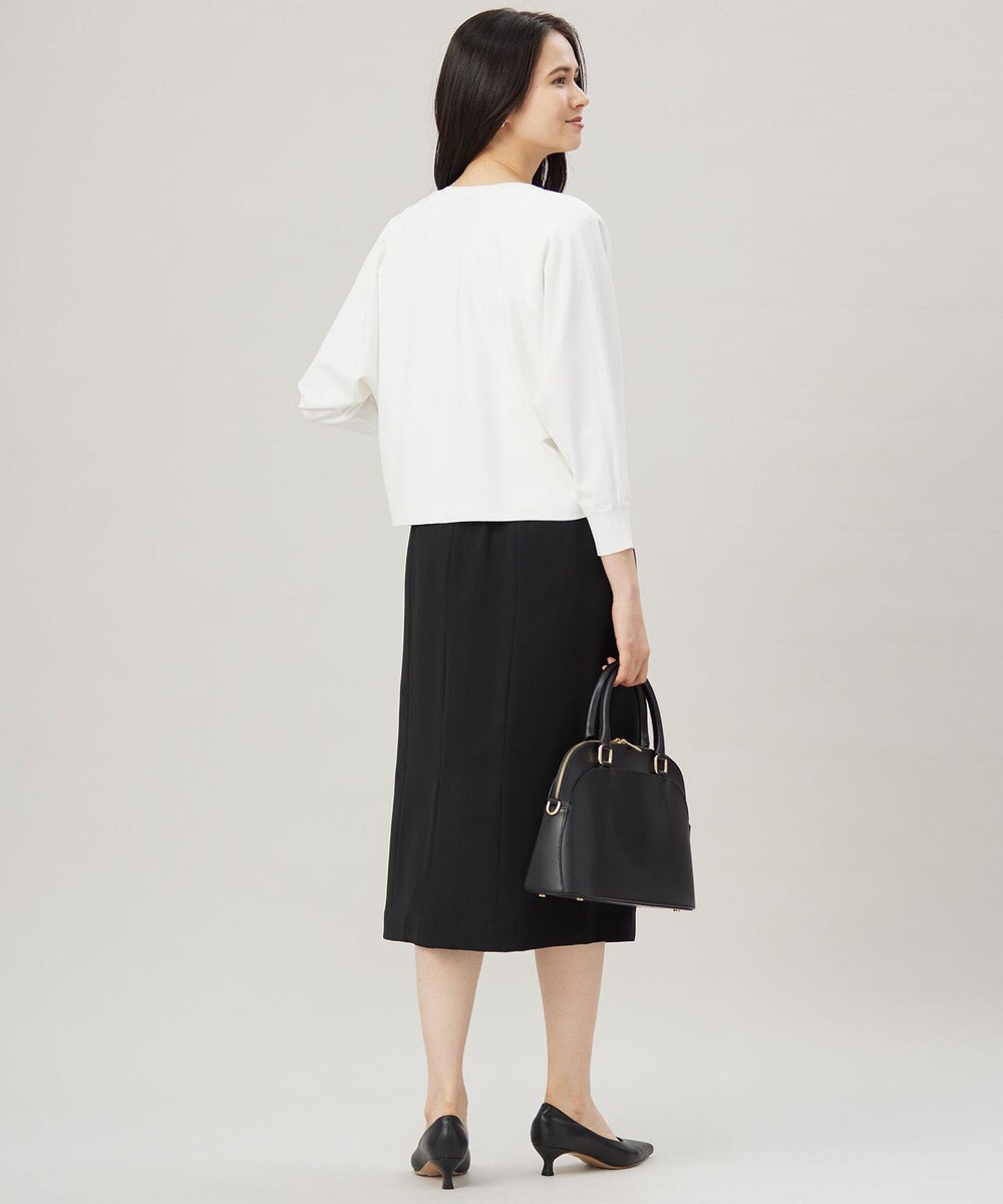 自由区 L 【セットアップ対応・接触冷感・UVケア・洗える】ライトストレッチ スカート 