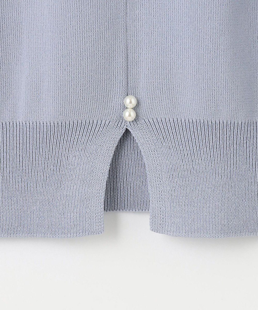 ANY SIS 【洗える】タックスリーブパール調 ニット 