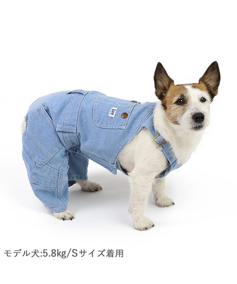 PET PARADISE Lee ライトデニム オーバーオール 小型犬 