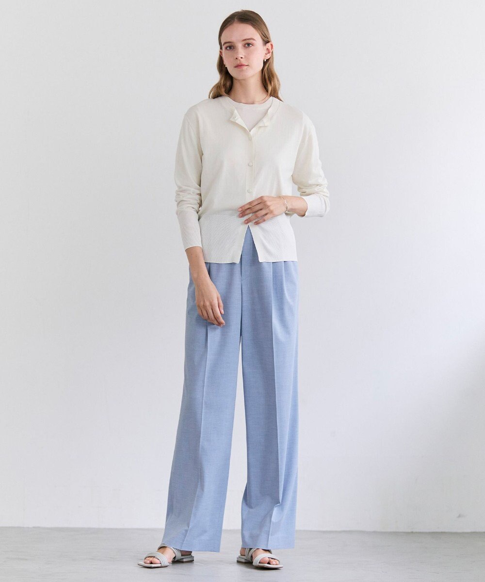 BEIGE， APOPHY / ステッチディテールイージータックパンツ 