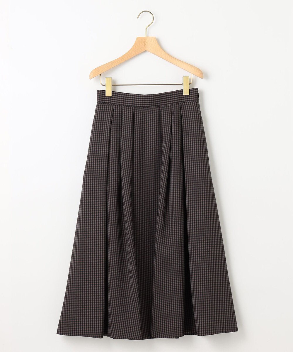 組曲 【洗える・4色展開】ウーステッドライクギャバ スカート 