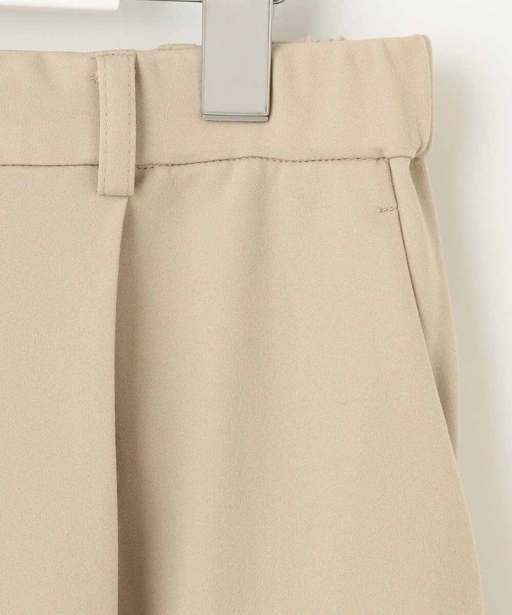 自由区 【洗える】ライトフィールジャージータックワイド パンツ 