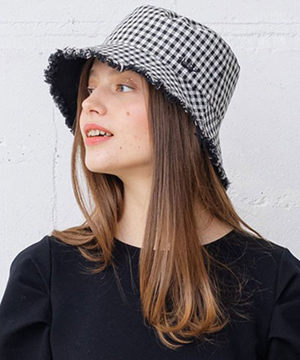 TOCCA 【WEB限定】FRINGE REVERSIBLE HAT 帽子 ブラック系