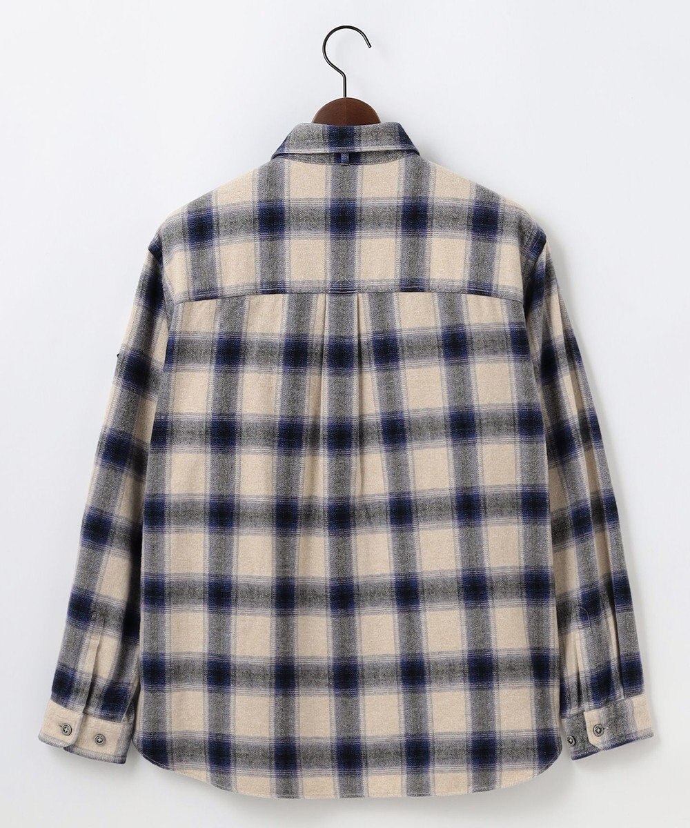 JOSEPH ABBOUD MOUNTAIN 【大人の山シャツ】メランジチェックシャツ 