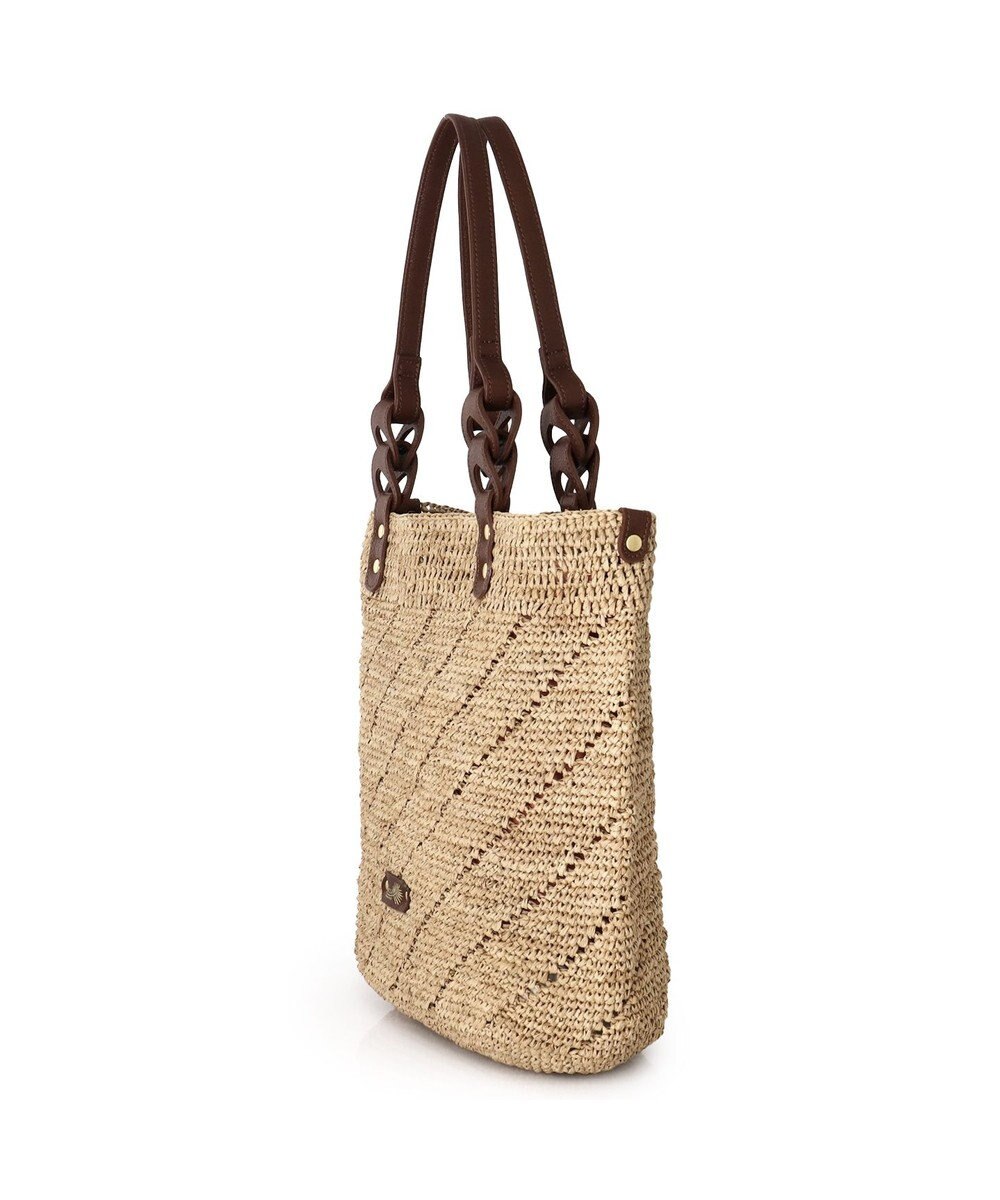 IBIZA ラフィア　セミショルダーバッグ 