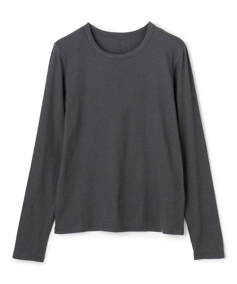 UNFILO コットンカシミヤ クルーネックカットソー 