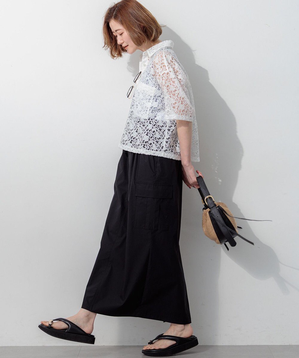 23区 レザータッチトング サンダル 