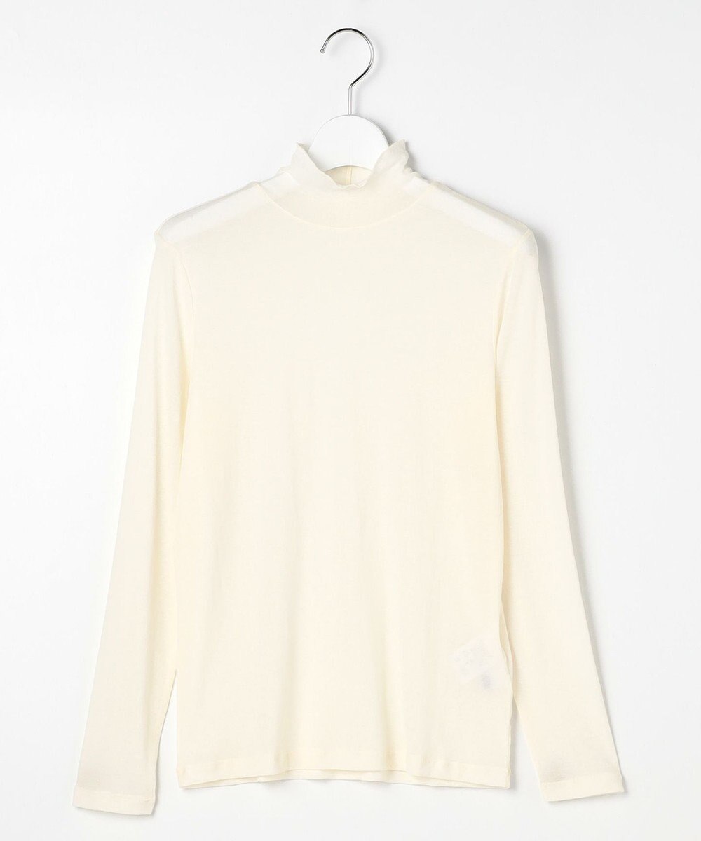 J.PRESS LADIES 【WEB限定】シアーストレッチフライス メローネック シアー カットソー 