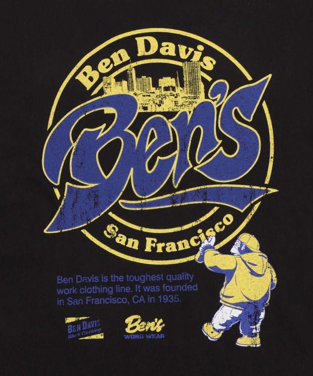 WEGO 【ユニセックス着用ITEM】別注BENDAVISサークルロゴグラフィックT（SS） 