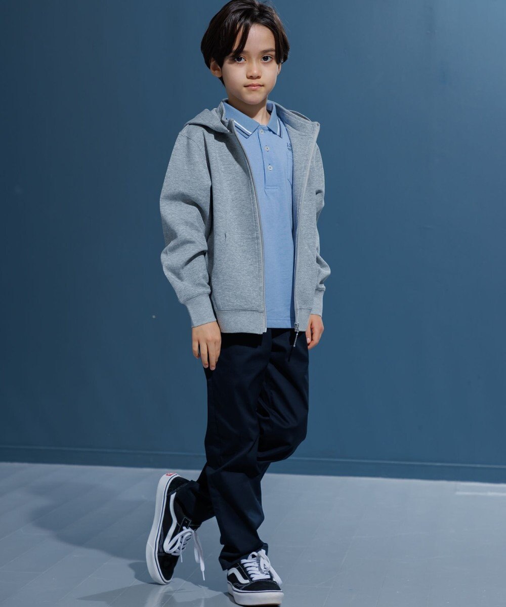 J.PRESS KIDS 【100-130cm】ダンボールニット ロゴ パーカー 