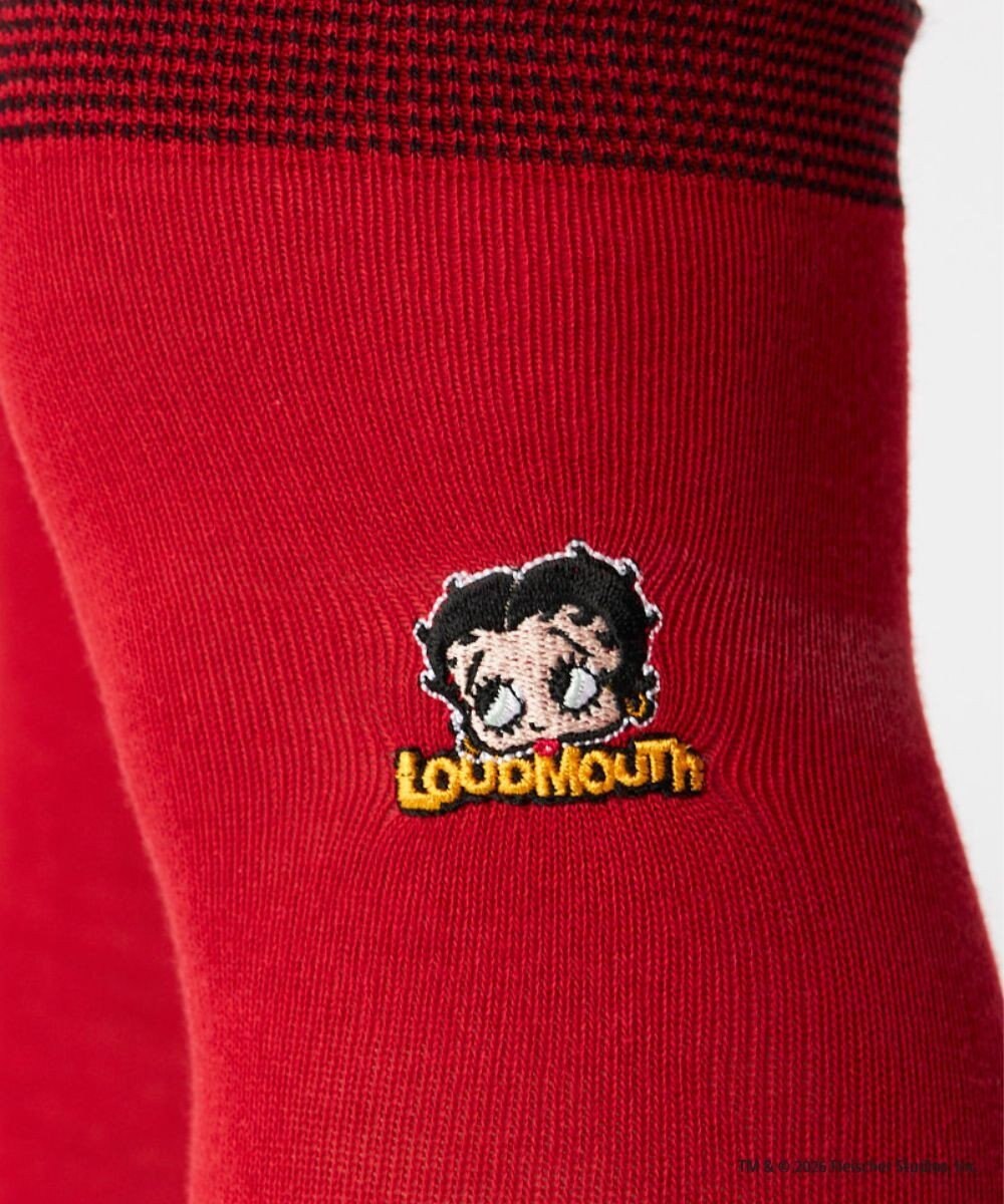 FILA GOLF／marie claire 【Loudmouth×Betty Boop™】ニーハイソックス 