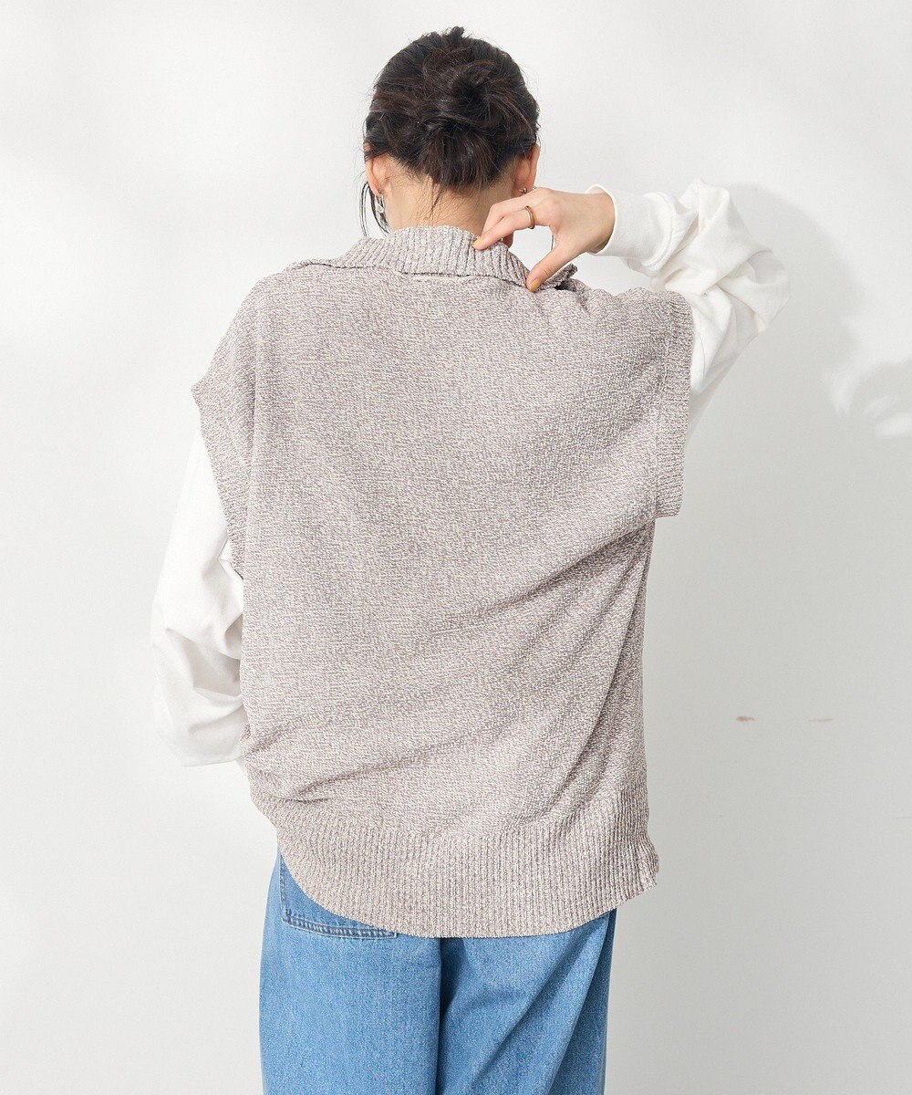 CRAFT STANDARD BOUTIQUE モールニットジップベスト 