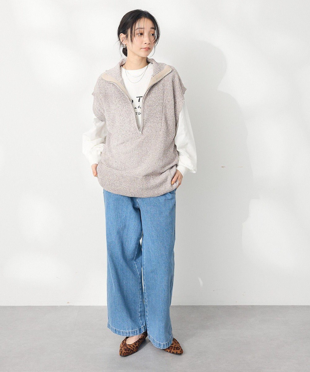 CRAFT STANDARD BOUTIQUE モールニットジップベスト 