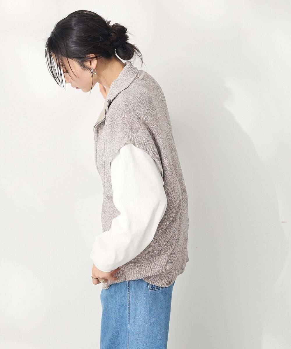 CRAFT STANDARD BOUTIQUE モールニットジップベスト 