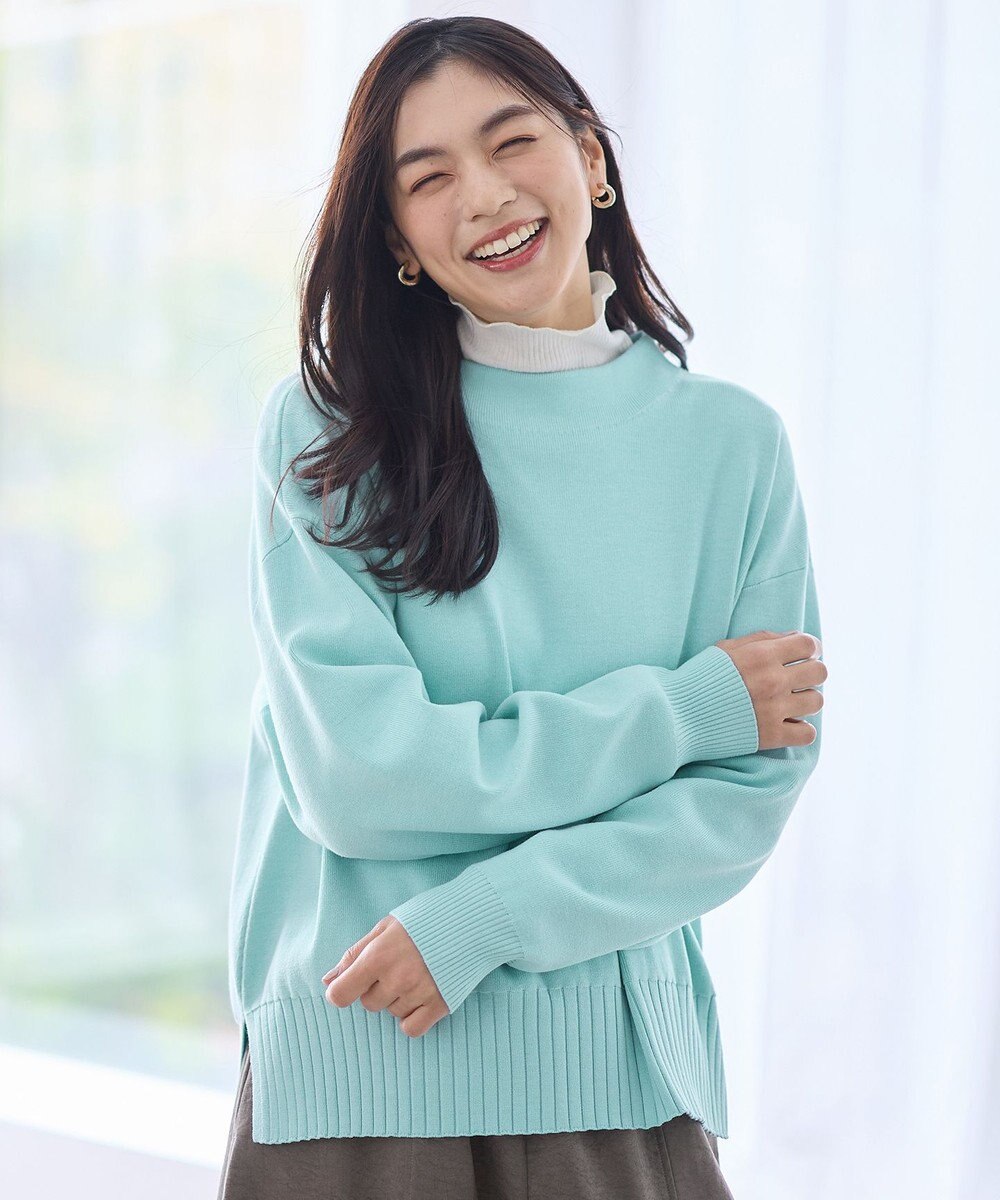 ANY L 【新色追加】ハイネックデイリーニット 