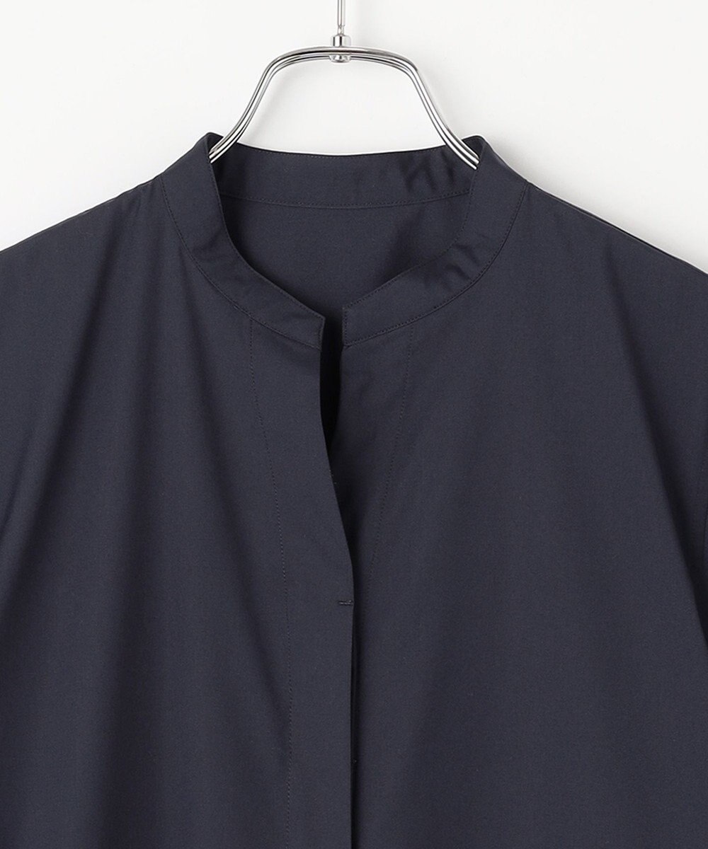 #Newans 【ANSWER for 骨格ストレート】バンドカラーシャツワンピース 