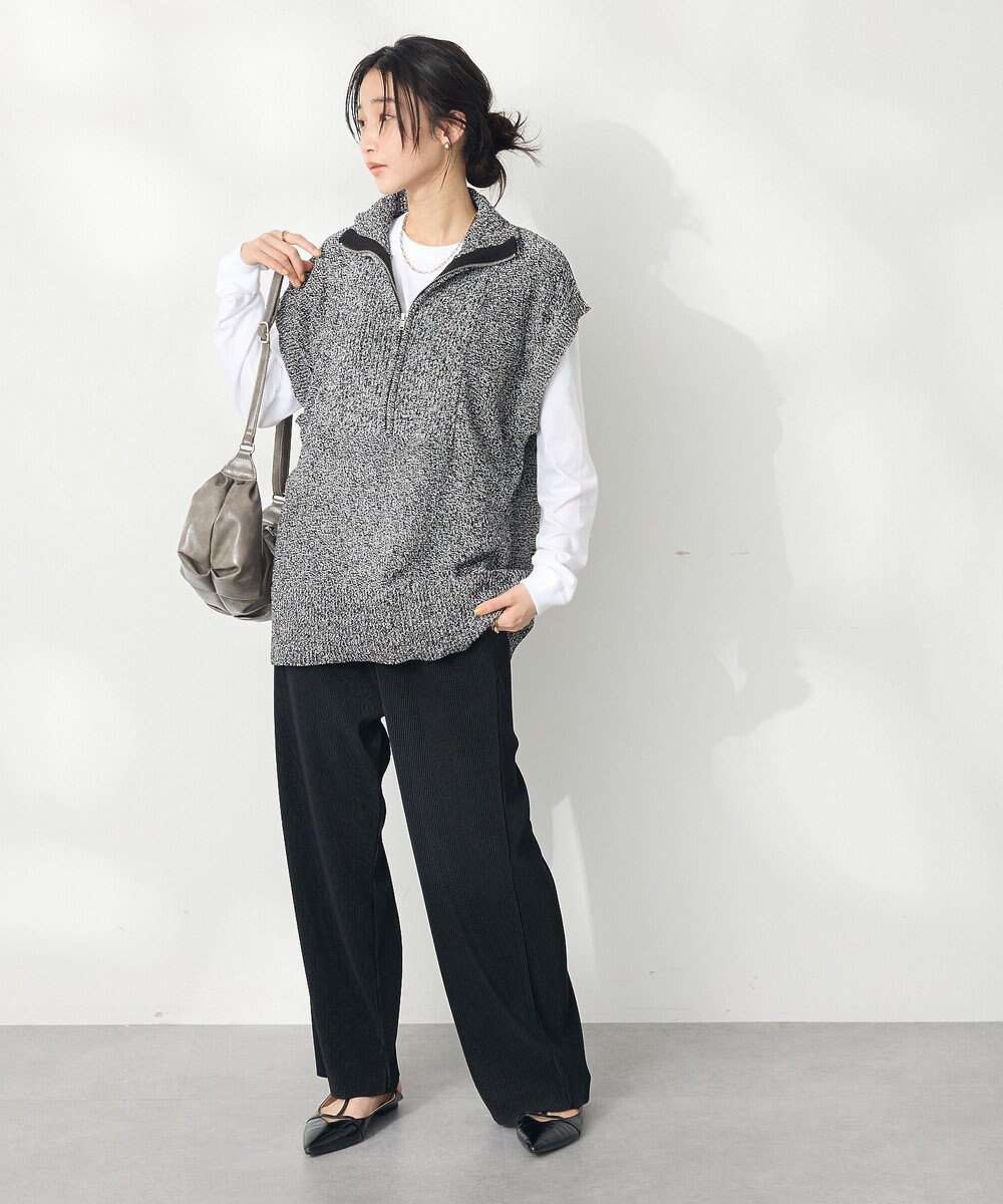 CRAFT STANDARD BOUTIQUE モールニットジップベスト 