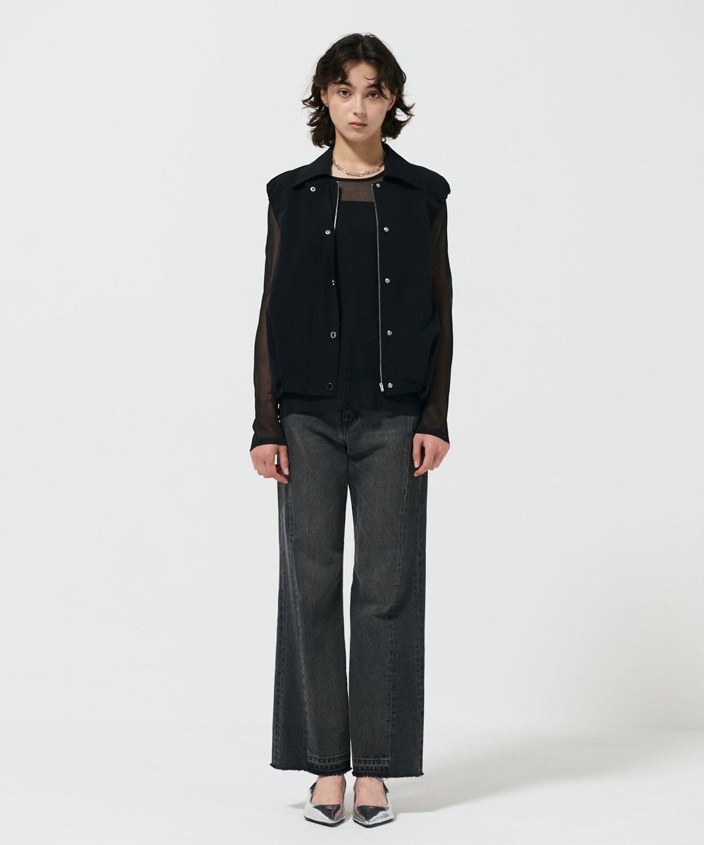 GRACE CONTINENTAL マットツイルタックジレ 